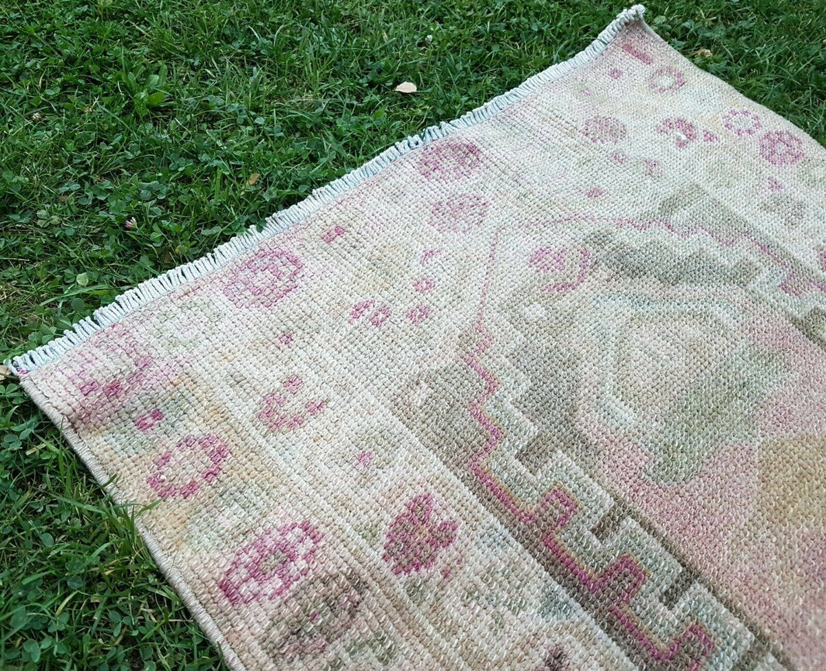 Vintage Kürt Halı Yolluk 85 x 397 cm