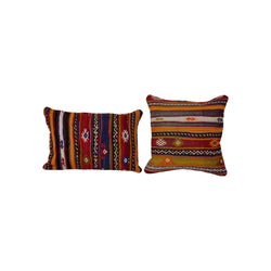 Kilim Kırlent Kılıfı 2'li Set 40 x 60 cm
