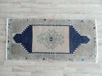 Vintage Uşak Halı 44 x 94 cm