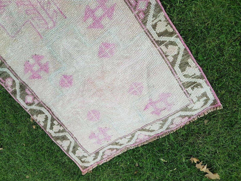 Vintage Herki Halı Yolluk 92 x 380 cm