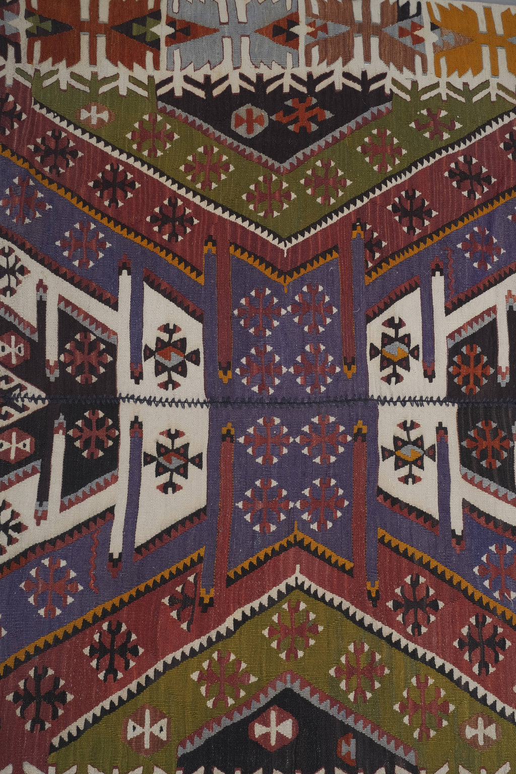 Vintage Anadolu Kilim 150 x 363 cm