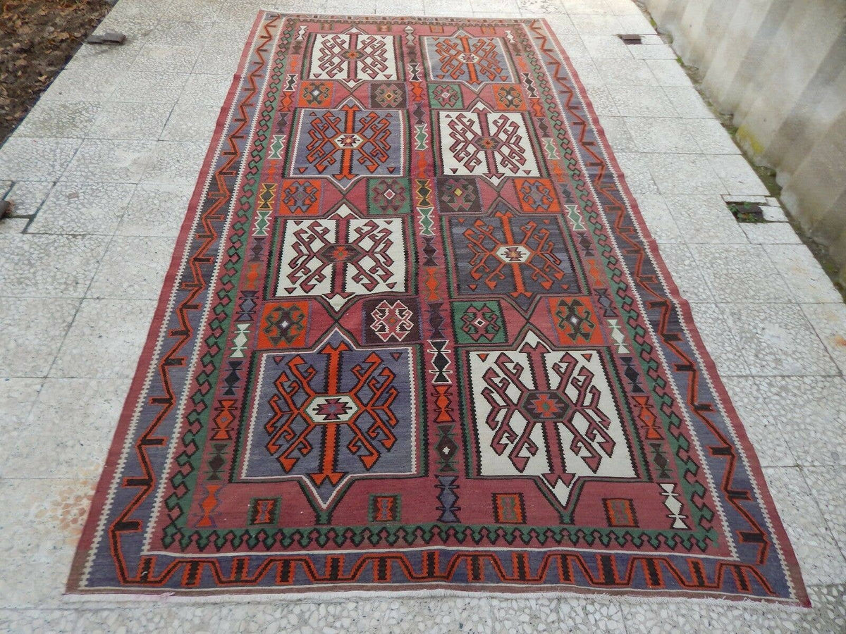 Vintage Kafkas Kilim 176 x 320 cm