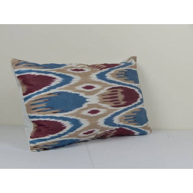İpek Ikat Kadife Kırlent Kılıfı 30 x 50 cm