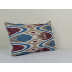 İpek Ikat Kadife Kırlent Kılıfı 30 x 50 cm