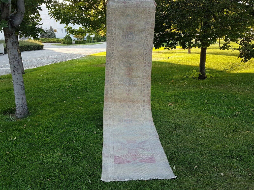 Vintage Herki Halı Yolluk 87 x 370 cm