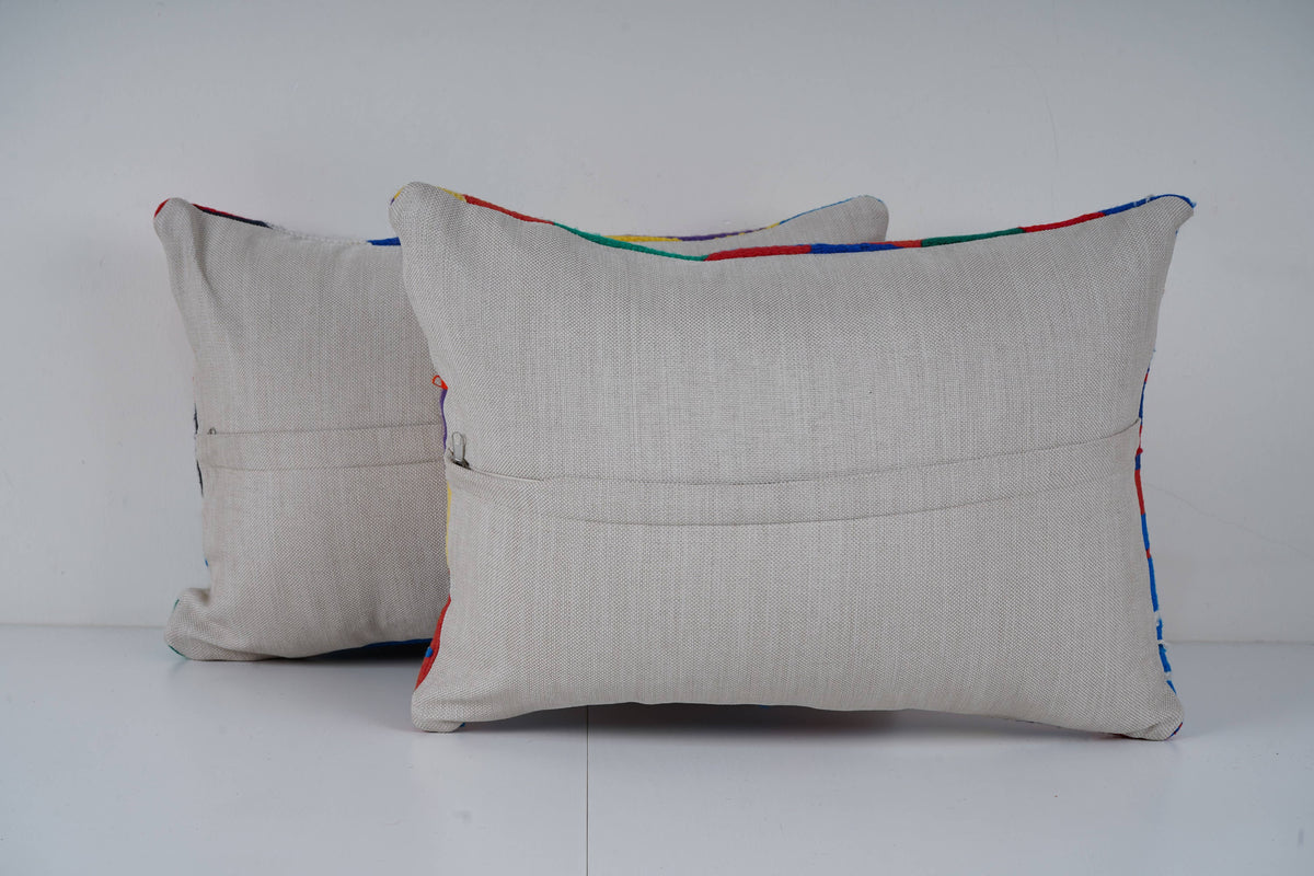 Kilim Kırlent Kılıfı 2'li Set 35 x 50 cm