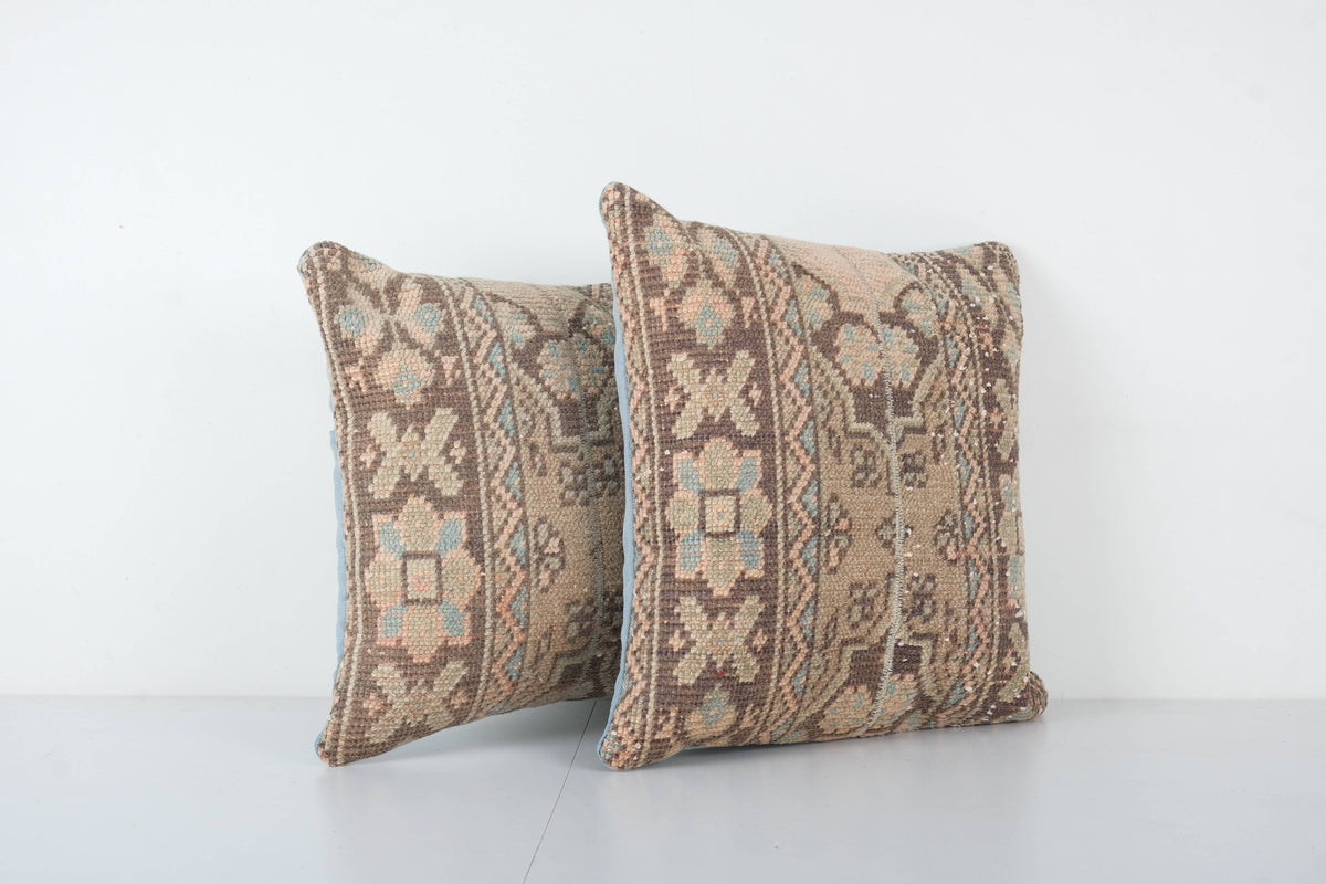 Halı Kırlent Kılıfı 2'li Set 45 x 45 cm