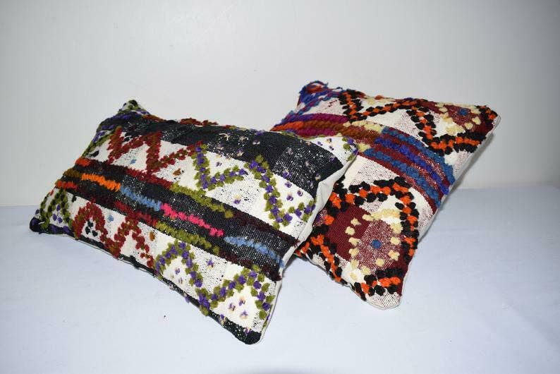 Kilim Kırlent Kılıfı 2'li Set 40 x 40 cm