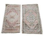 Vintage Türk Yastık Halı 2'li Set 54 x 97 cm