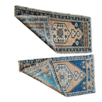 Vintage Türk Yastık Halı 2'li Set 56 x 106 cm