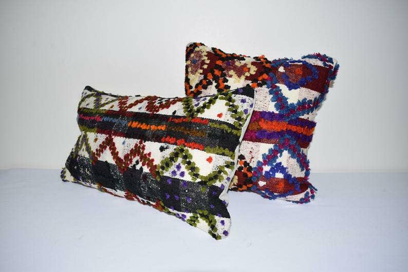 Kilim Kırlent Kılıfı 2'li Set 40 x 40 cm