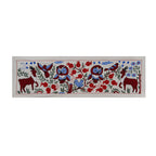 Baykuş Desenli Suzani Yolluk 50 x 144 cm