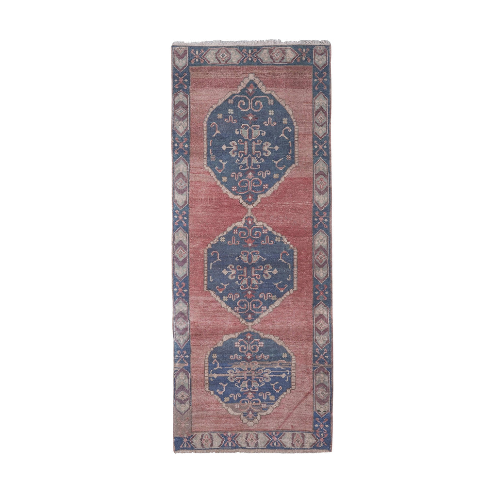 Vintage Türk Halı Yolluk 101 x 262 cm