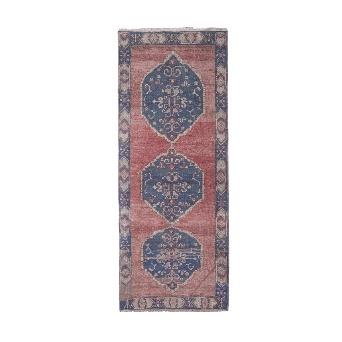 Vintage Türk Halı Yolluk 101 x 262 cm