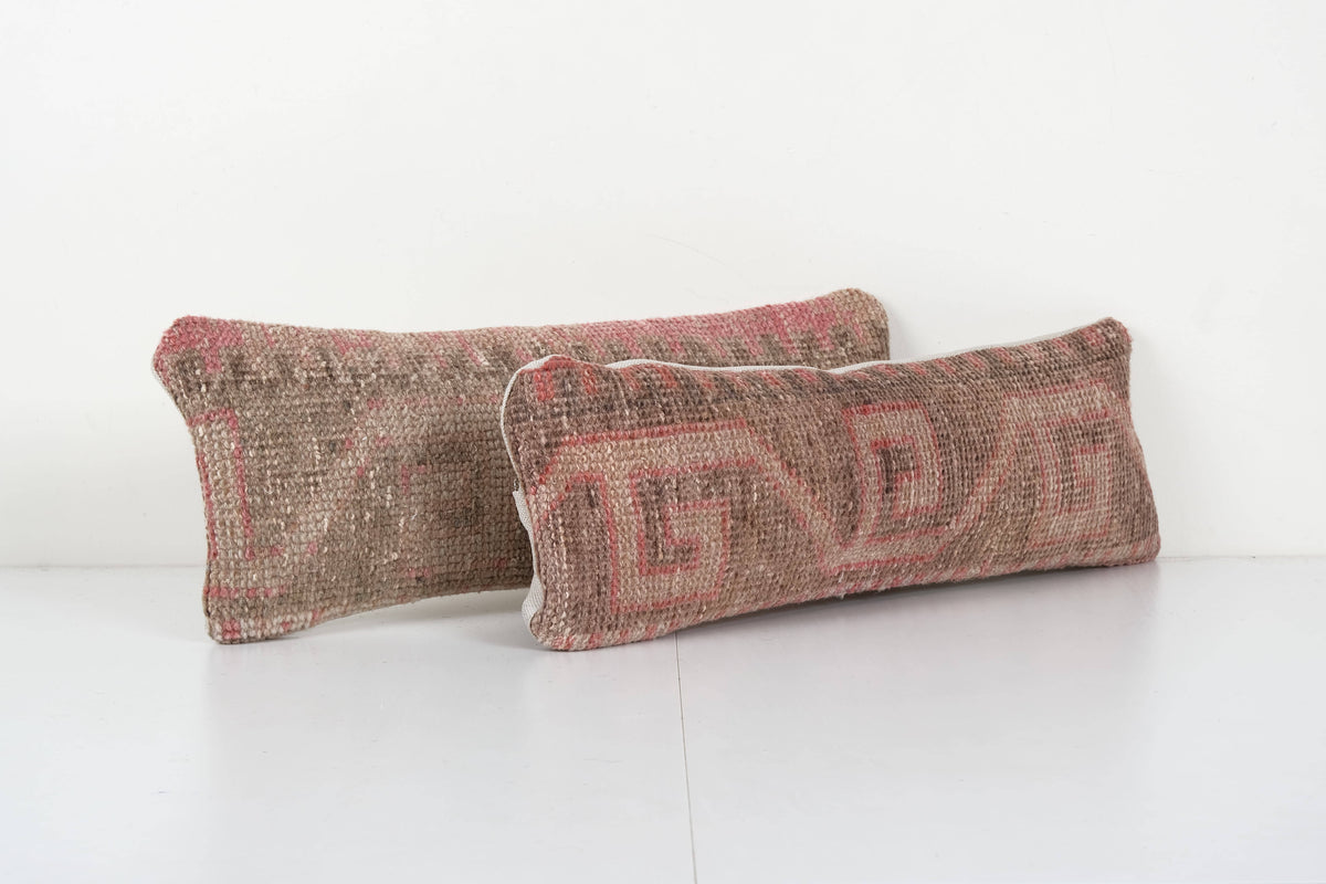 Halı Kırlent Kılıfı 2'li Set 22 x 55 cm