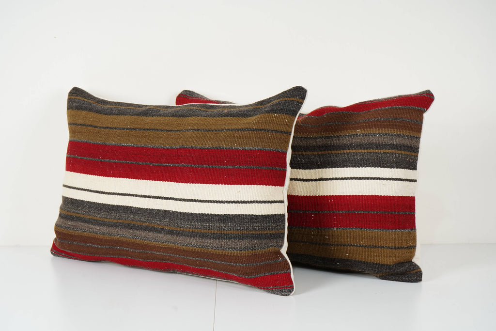 Kilim Kırlent Kılıfı 2'li Set 40 x 60 cm