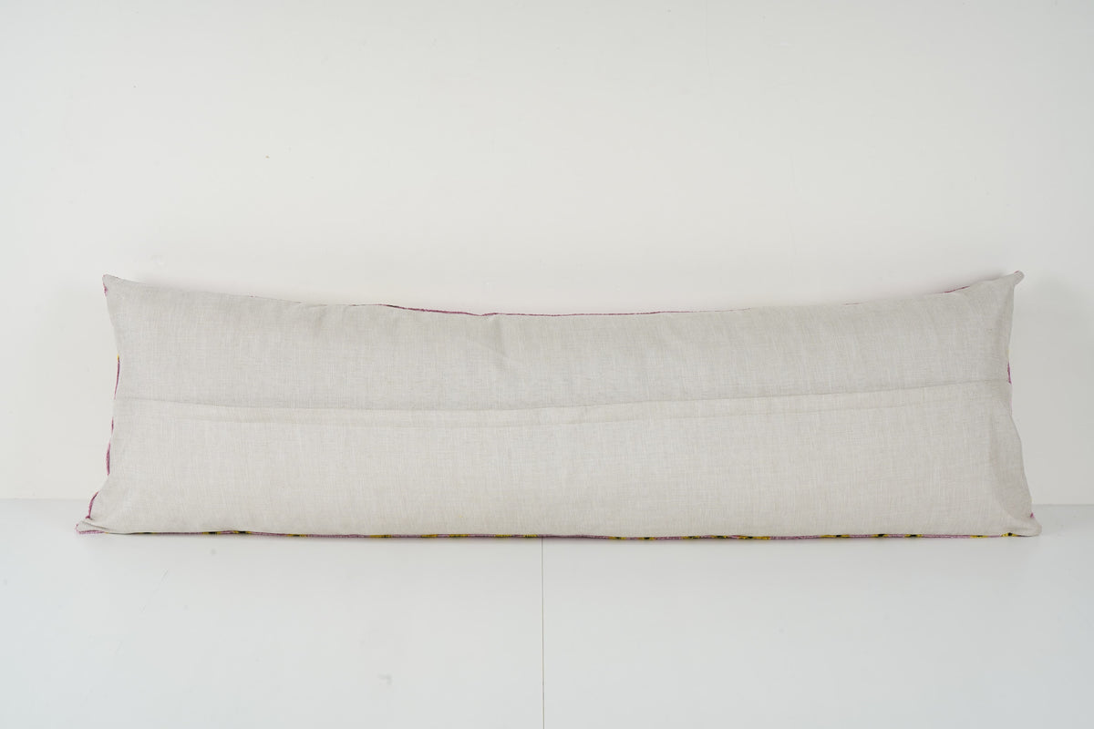 İpek Ikat Kadife Kırlent Kılıfı 40 x 120 cm