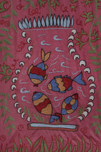 Tavus Kuşu Desenli Suzani Yolluk 54 x 190 cm