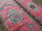 Vintage Türk Yastık Halı 2'li Set 43 x 112 cm