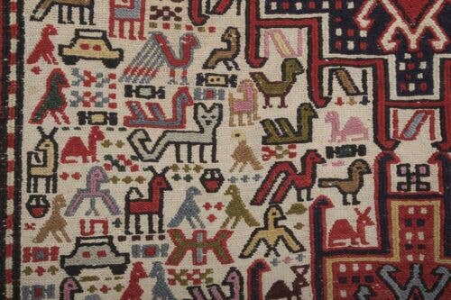 Vintage Türk Sumak Halı 120 x 193 cm