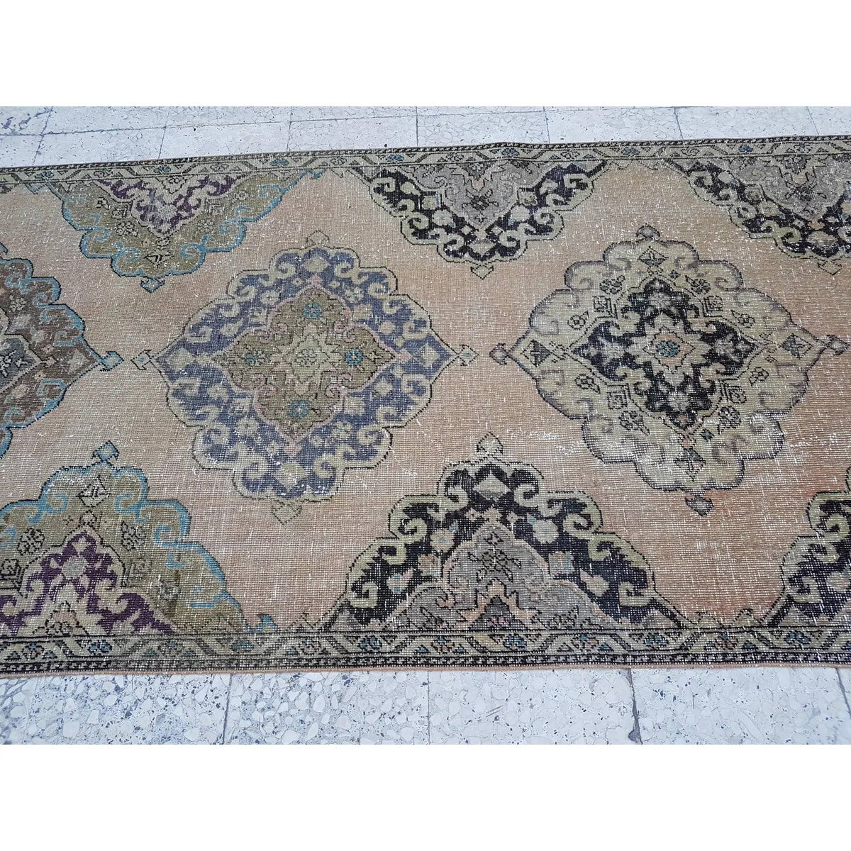 Vintage Uşak Yolluk 113 x 388 cm