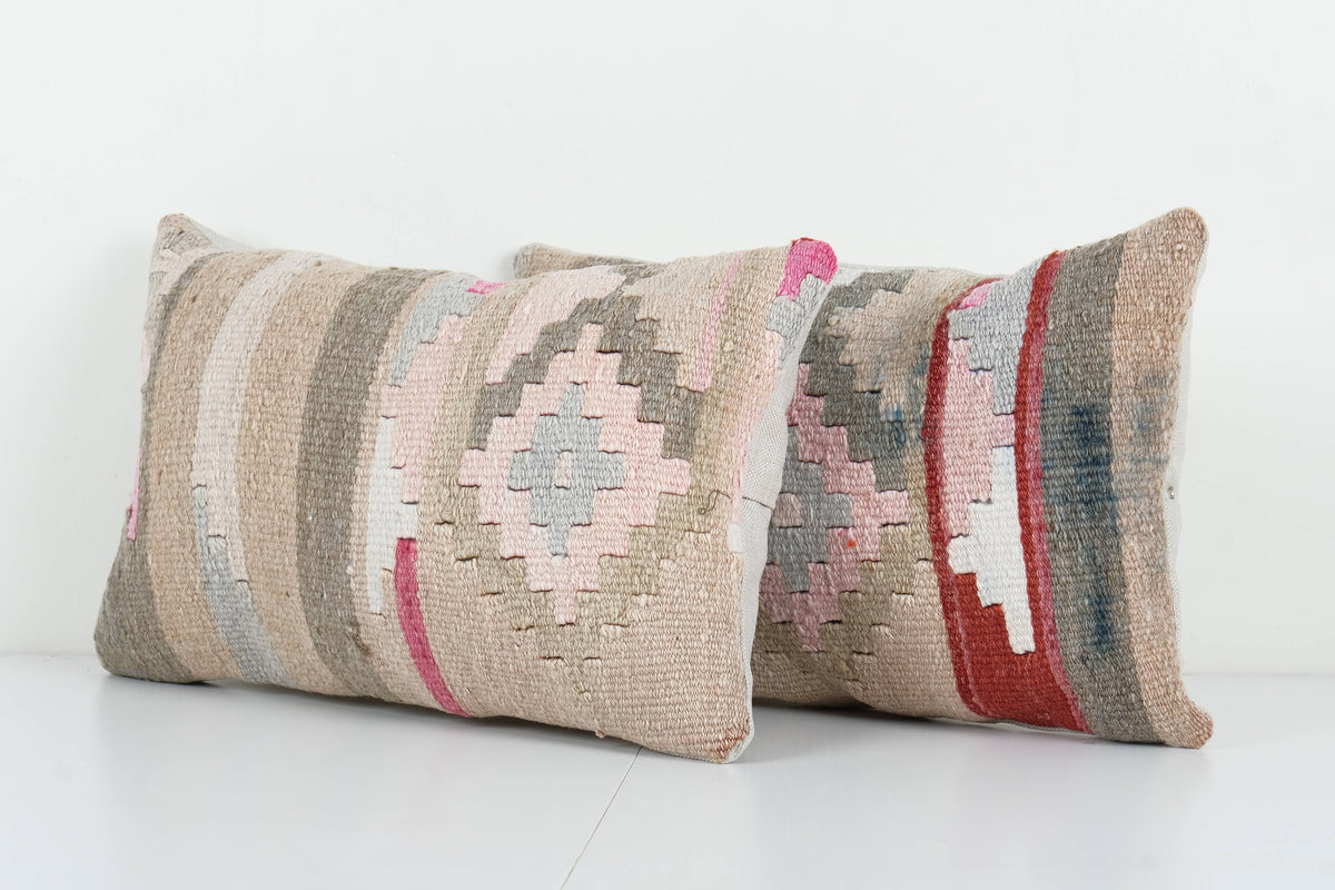 Kilim Kırlent Kılıfı 2'li Set 30 x 45 cm