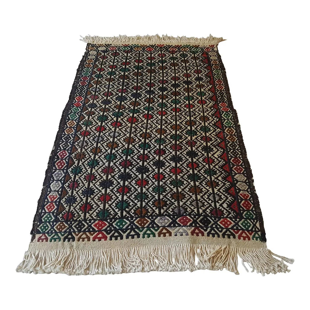 Vintage Kilim Yastık Halı 51 x 81 cm