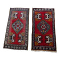Vintage Türk Yastık Halı 2'li Set 53 x 104 cm