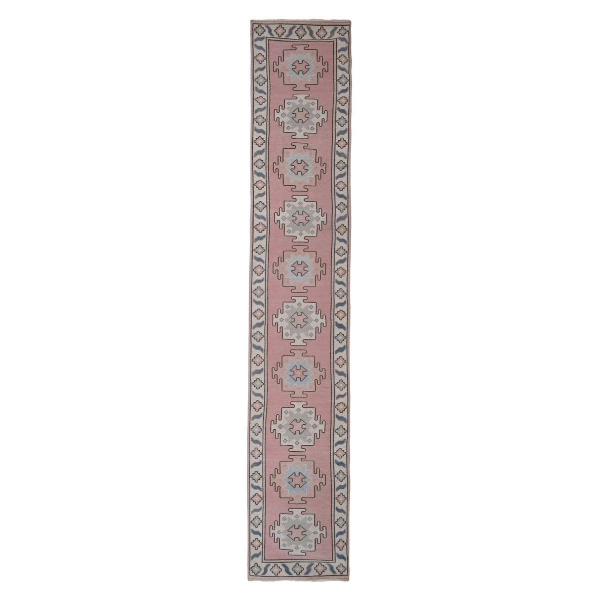 Vintage Türk Halı Yolluk 75 x 397 cm