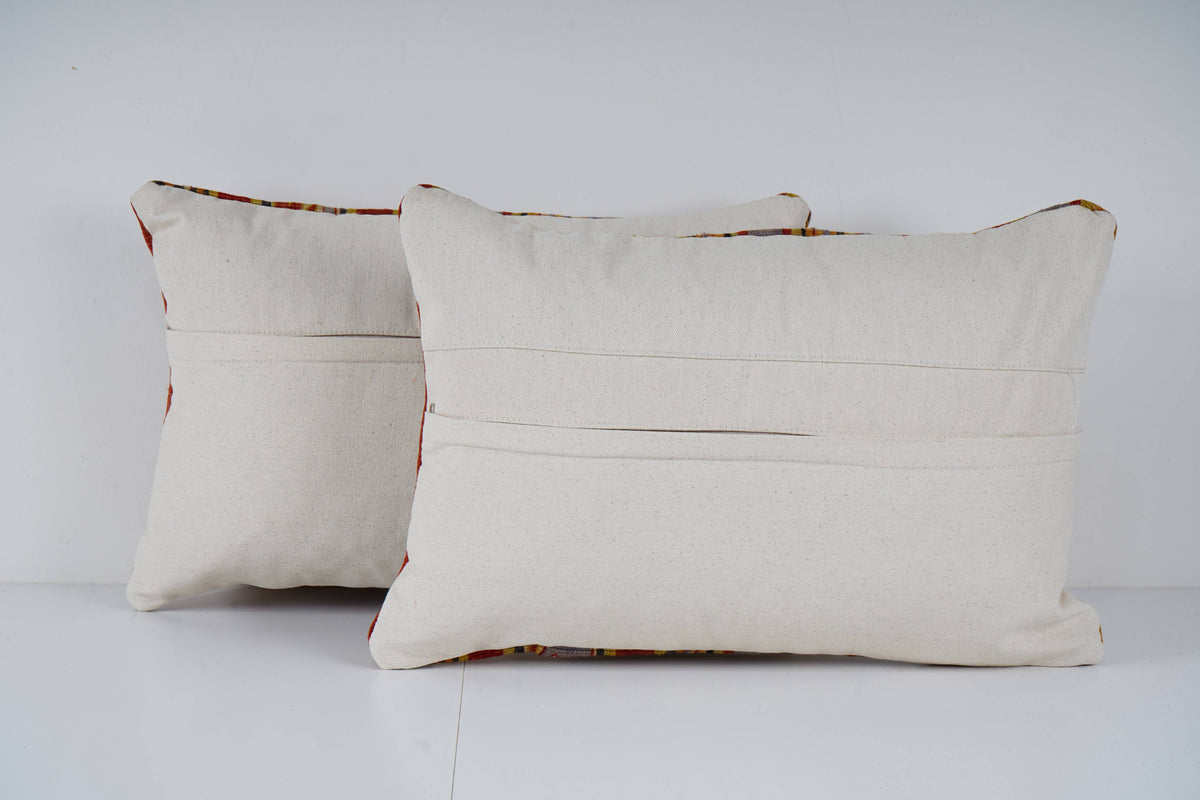 Kilim Kırlent Kılıfı 2'li Set 40 x 60 cm