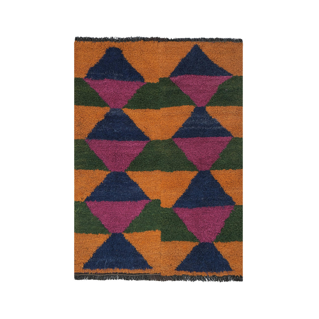Vintage Türk Tulu Halı 108 x 137 cm