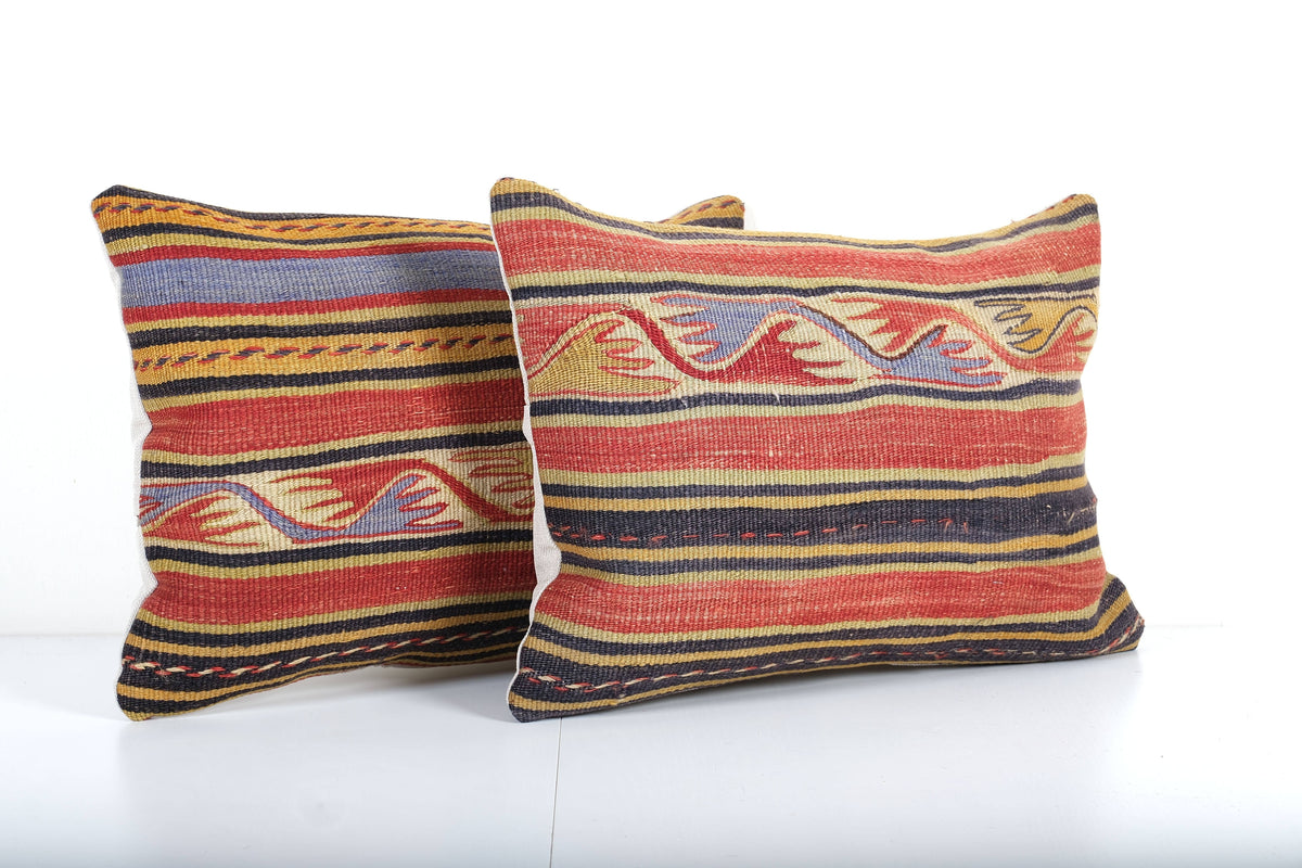Kilim Kırlent Kılıfı 2'li Set 35 x 50 cm