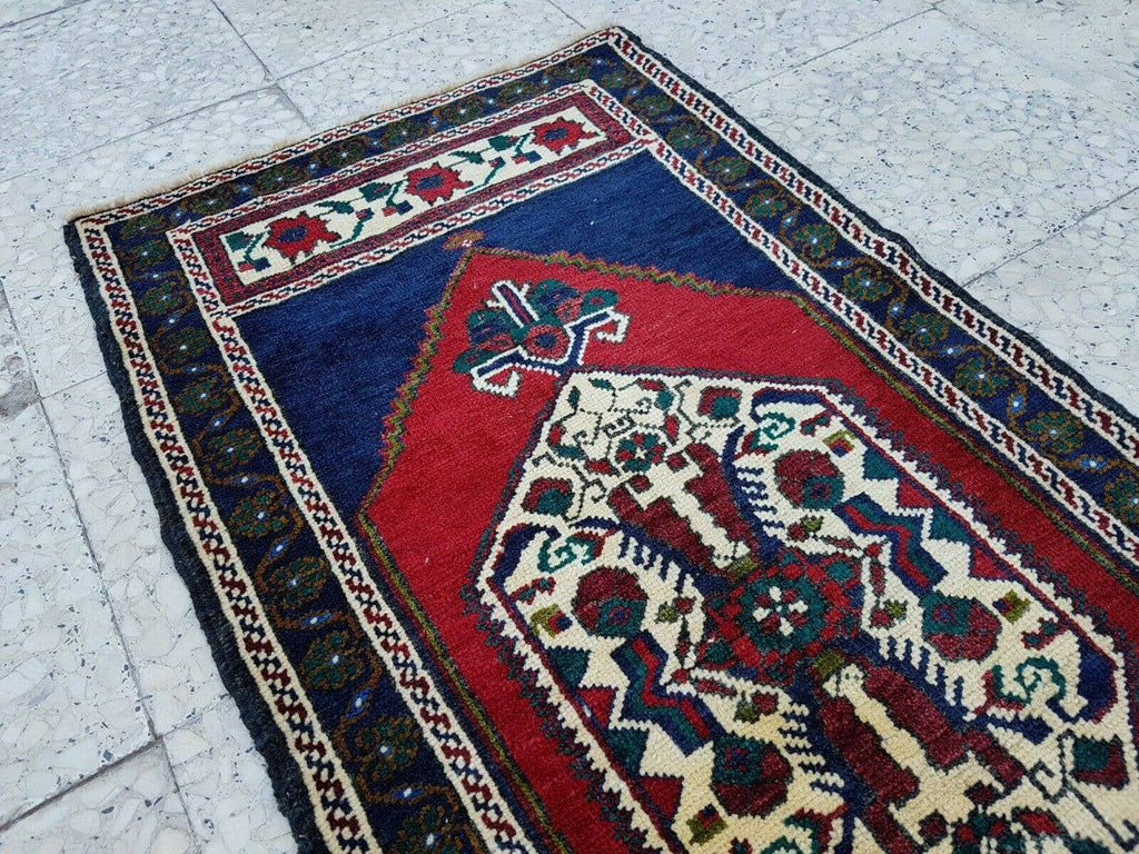 Vintage Yastık Halı 57 x 124 cm