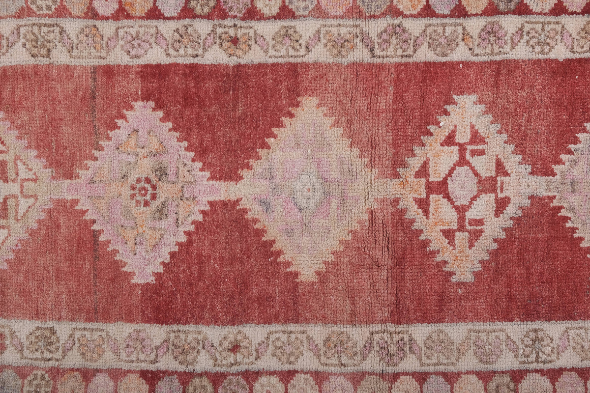 Vintage Herki Halı Yolluk 90 x 375 cm