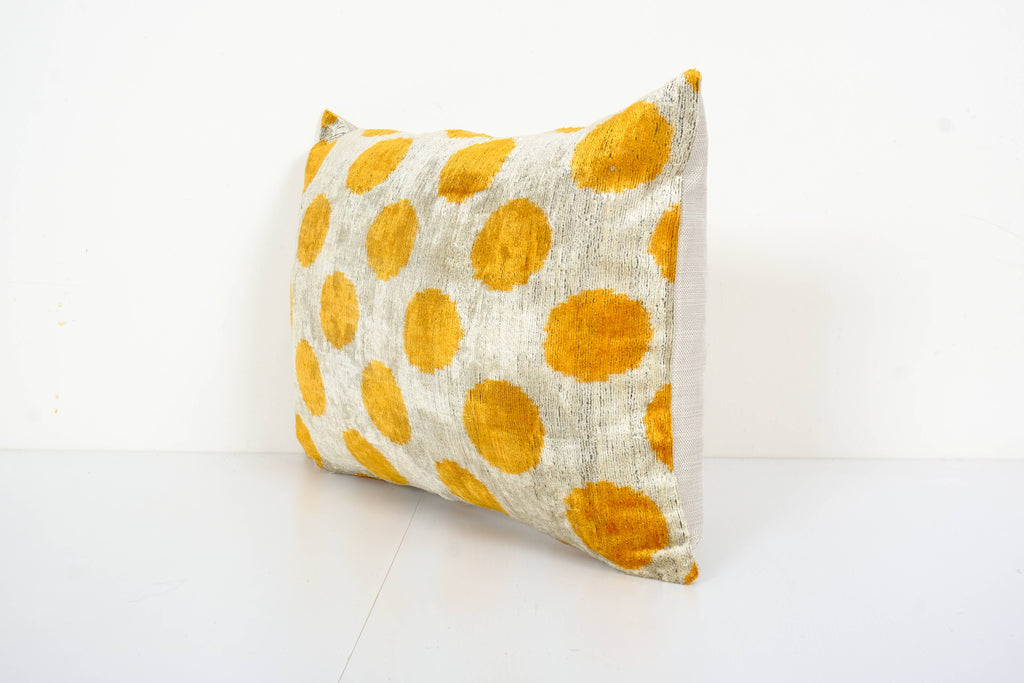 İpek Ikat Kadife Kırlent Kılıfı 2'li Set 40 x 60 cm