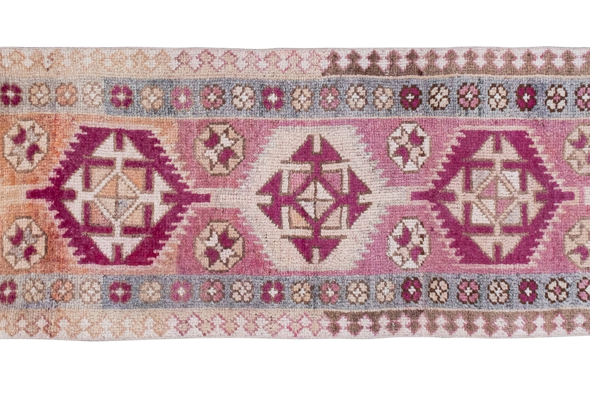Vintage Türk Halı Yolluk 80 x 401 cm