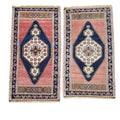 Vintage Uşak Yastık Halı 2'li Set 57 x 100 cm