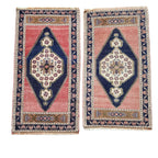 Vintage Uşak Yastık Halı 2'li Set 57 x 100 cm