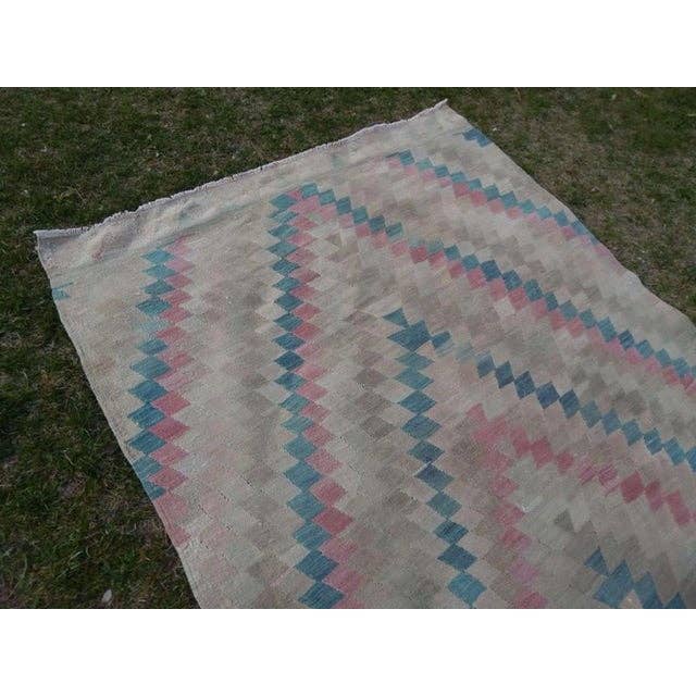 Vintage Kilim Yolluk 144 x 337 cm