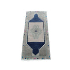 Vintage Uşak Halı 44 x 94 cm
