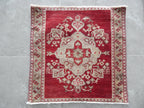 Vintage Türk Yastık Halı 2'li Set 61 x 70 cm