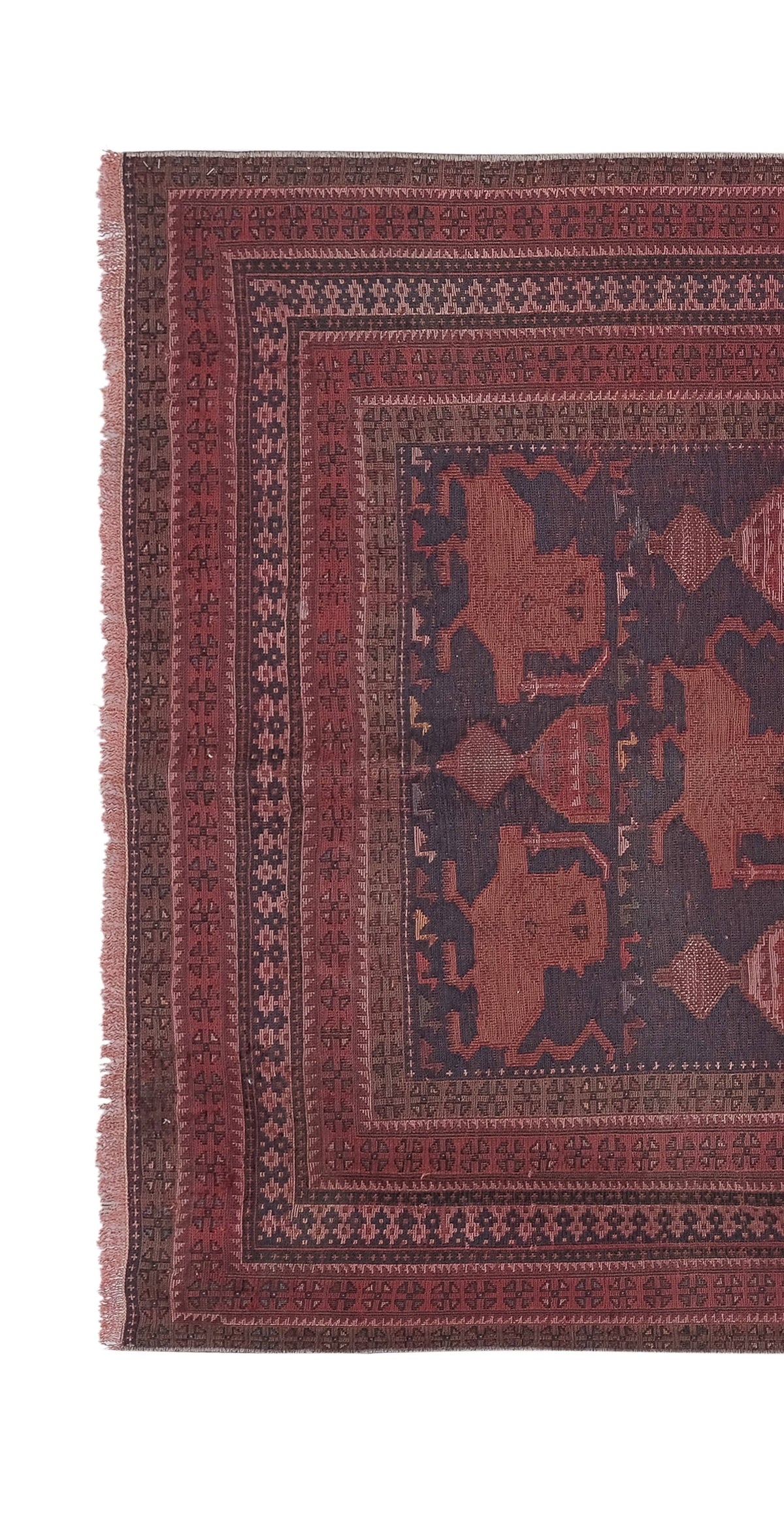 Vintage Türk Sumak Halı 116 x 187 cm