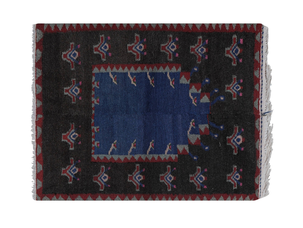 Vintage Türk Tulu Halı 105 x 142 cm