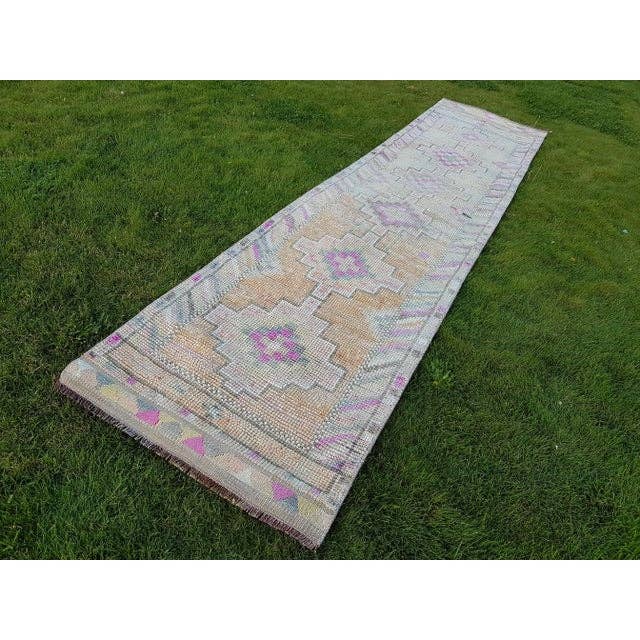 Vintage Herki Halı Yolluk 80 x 360 cm