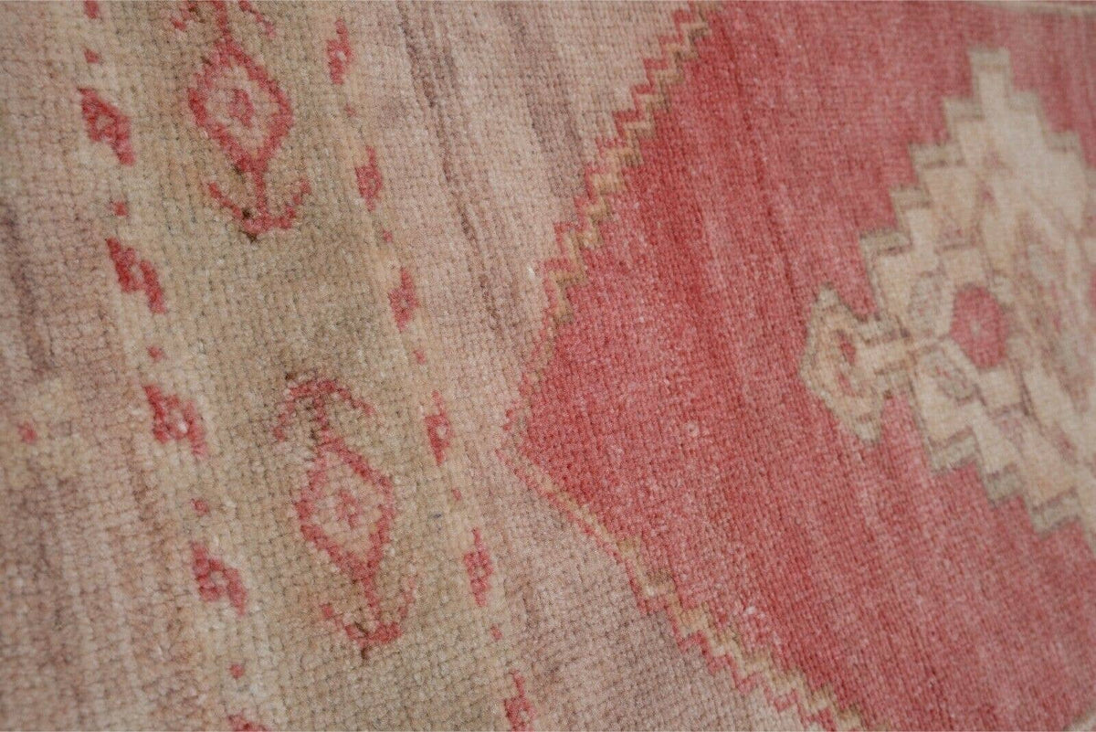 Vintage Türk Yastık Halı 2'li Set 43 x 89 cm