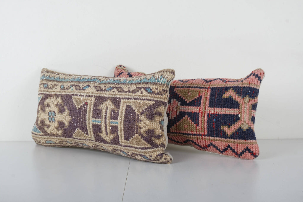Halı Kırlent Kılıfı 2'li Set 25 x 50 cm