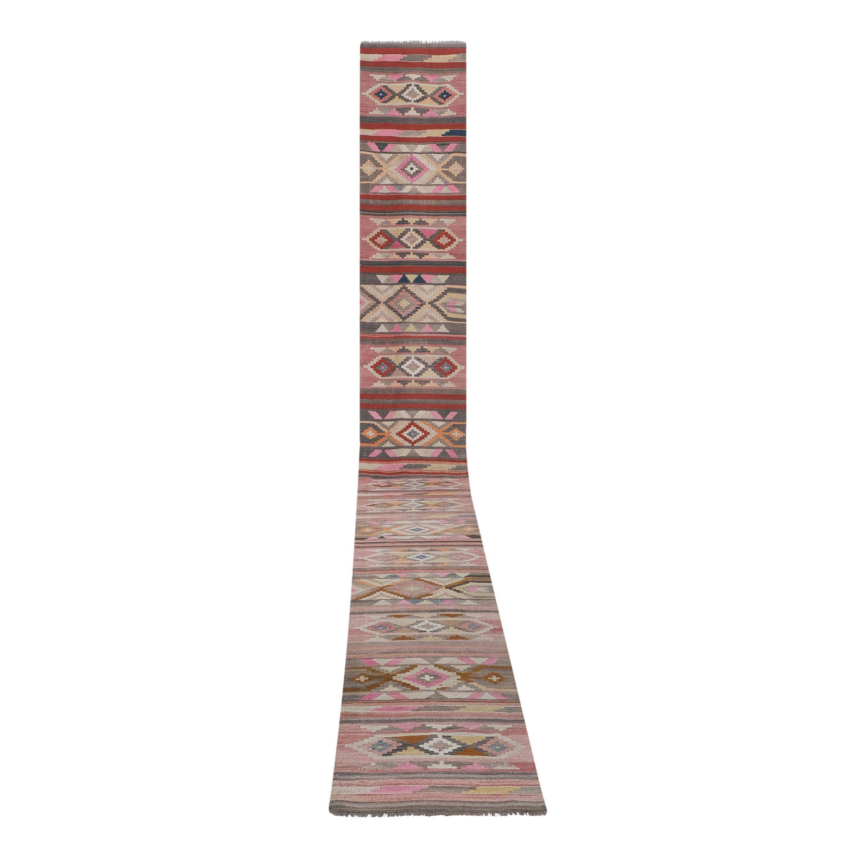 Vintage Anadolu Kilim Yolluk 79 x 685 cm
