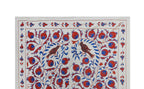 Kuş Desenli Suzani Duvar Örtüsü 109 x 186 cm