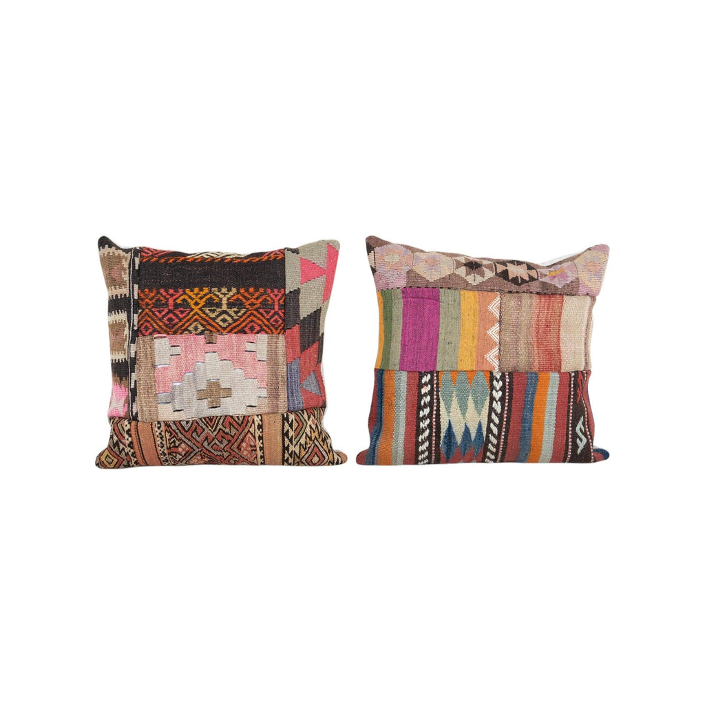 Halı Kırlent Kılıfı 2'li Set 50 x 50 cm