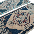 Vintage Türk Yastık Halı 2'li Set 53 x 95 cm